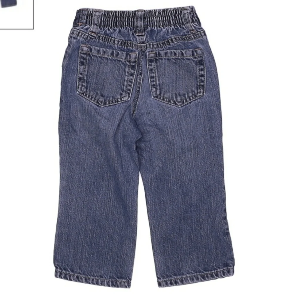 Old Navy Baby Infant Denim Blue Jeans Unisex 18-24 Months Straight Leg Cute EUC